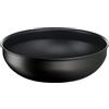 TEFAL L3971902 Ingenio Eco Resist Padella Wok 28 cm manico non incluso, antiaderente, made in France, tutte le fonti di calore compresa l'induzione