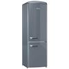 Gorenje ORK 193 X Frigorifero congelatore/A+++ / Altezza 194 cm/Raffreddamento : 227 L/Congelatore/Argento/FrostLess/CrispZone/Auto Vintage/Retro Collection