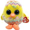 TY Beanie Boos - Il Pulcino Corwin, con Occhi Azzurri Glitterati, Collezione Pasqua, Il peluche con gli Occhi Grandi Scintillanti, Multicolore - 15 Cm - T36569