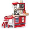Smoby Cucina Giocattolo Gourmet Evolutiva, Rosso, 134 x 44 x 101 cm