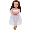 Our Generation Clara, bambola ballerina da 46 cm con Schiaccianoci | Bambola da 46 cm con occhi azzurri che si aprono e si chiudono, capelli castani ondulati e abito da balletto, Clara, 5+ anni