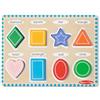 Melissa & Doug Tavola Puzzle in Legno con Forme, Gioco Educativo, Sviluppo Attivita' Cognitive, Giocattoli Prima Infanzia, Regalo Bambini Bambine di 2 3 4 Anni - Certificati FSC
