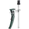 metabo Morsetto a sgancio rapido verticale per tavolo multifunzione con fori da 20 mm, apertura alare 155 mm, sporgenza 70 mm, forza di serraggio 1700 N - Fissaggio rapido grazie alla leva di