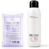 sesioMWorld Confezione Ossigenata in Crema 1000 ml 40 vol + polvere Decolorante per capelli VIOLA 9 toni 500 gr | Formula Vegana | Super schiarente | Antigiallo | Con Keratina e Betaina sesioMWorld