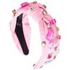 Generic Cerchietto per capelli da donna con a forma di lecca-lecca, con strass, accessorio per capelli, alla, per ragazze e donne, elegante fascia per capelli per feste