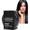 Hppsctink Sapone shampoo al Carbone di bambù, 60g Shampoo sapone anti-Caduta dei capelli al Carbone di bambù, Migliora i capelli secchi, Pulizia profonda del cuoio capelluto, shampoo