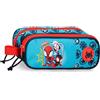 Marvel Spidey Team Up, Accessori Da Viaggio Custodia Per Trucchi Bambini E Ragazzi, Blu (Blue), Astuccio doppio