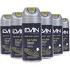 EVIN HOMME | Deodorante Uomo Spray Saturn, Fragranza Bergamotto e Patchouli, Formula Attiva per 24h, 6x150ml