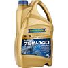 RAVENOL getriebeoel SLS SAE 75 W della 140 GL 5 Litri, 4 Litri