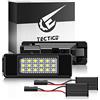TECTICO LED Luci targa auto Lampada targa E-Mark ECE Bianco puro 6000K Canbus Nessun errore Compatibile con Benz Vito Viano W639 / Sprinter W906, 2 pezzi