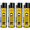MP Produkt 4 pezzi Innotec Hi-Temp Wax Spray per sottoscocca e cavità spray trasparente - Conservazione di livello successivo per automotive e industriali, nessun attaccamento di sporco e polvere - Bomboletta