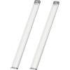 ALLWSLucky 2 Pezzi Barra 168 LED 12V, Barra Striscia Lampada con Interruttore, 40cm Barra Luminosa 12V con 2000LM 8W, 6000K Lampada 12 volt LED Camper per Auto, Camion, Caravan, Furgone, Barca