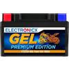 Electronicx GEL Batteria Moto YTX7A-BS 12V 7Ah 105A - Sigillata, senza manutenzione, compatta e resistente - Avviamento affidabile per scooter, quad, moto, ATV, jetski