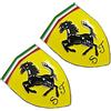 PNNNU Jlwiy PNNNU Emblema per auto per adesivi esterni Ferrari 3D Logo per auto Accessori Adesivo con logo per auto in