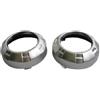 Generico Griglia Fendinebbia Auto Compatibile con Mitsubishi per L200 2006 2007 2008 per Triton 2 Porte 6400A966 Paraurti Anteriore Coperchio della Lampada Anteriore Luce Telaio Accessori