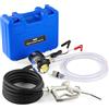 Orion Motor Tech 12V Pompa Gasolio 175W Pompa Elettrica Travaso Gasolio Pompa di Trasferimento Diesel con Ugello e Tubi Flessibili per Cherosene Diesel Carburante con Valigetta di Trasporto