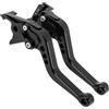 INFINAUTO Leve Breva E Frizione per Kawasaki Z650 17-23 Leva Freno Regolabile In 6 Posizioni Leva Manubrio Moto In Lega Di Alluminio Nero Opaco 1 Paio