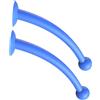 FESTFENDS Tentacoli in Silicone Ventosa per Casco Moto Antenna Decorativa Blu Accessori per Casco da Ciclismo Doppio Nastro Adesivo Resistente e Flessibile Facili da Installare per Uso