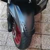 labelbike Adesivo 3D Moto Parafango Compatibile con Suzuki | BURGMAN 400 2017-2025, Scooter Protezione in Resina, Antigraffio, Decorazione, Carbonio Nero, Made in Italy