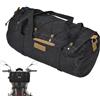 Générique Borsa da traino, a scomparsa portatile, impermeabile, retro retro e chiusura lampo, chiusura lampo e design posteriore, posteriore per motociclette
