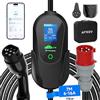 AFYEEV Mobile Wallbox 11kW, Cavo di Ricarica Tipo 2 Spina CEE trifase, 7M