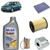 OP Kit tagliando 4 filtri + 4L olio Mobil FE 5W30 per Ford C-Max II 1.6 TDCi gasolio 2010-2019