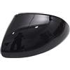 Cubecmq Per Tiguan 2008-2017 Sinistra Destra Bianco/Nero Lucido Ala Laterale Tappi Dello Specchio Della Copertura 5N0857538/5N0857537 Calotta Specchietto Retrovisore(Left side G-Black)