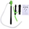 Annadue Pompa a Sifone Alimentata a Batteria Pompa di Trasferimento Portatile per Carburante Acqua per Liquidi Multiuso con Controllo del Flusso Regolabile da 2,2 GPM con Filtro (GREEN)