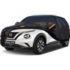 Kayme Telo Copriauto da Esterno, Compatibile con Nissan Juke(2010-2026), Copertura a 7 Starti per Impermeabile Anti UV Anti Vento Antipolvere, Telo Copri con Cerniera e in Cotone.