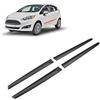 CHROMEMASTER | Modanature Laterali | Compatibile con Ford Fiesta 5 Porte Hatchback 2008-2017 | Plastica Le Modanature Laterali Proteggono la Vernice Della Portiera Dell'auto da Graffi e Danni