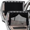 Meanju 2 Pezzi Magnetico Tendine Parasole Auto Bambini, Doppio Strato | Tendine Universali per Finestrini Laterali, Protezione Solare, UV e Privacy, Adatte per Auto, SUV e Camion