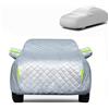 Generic Telo Copri Auto Antigrandine per Mercedes A-Class W177 2018-2023 Copri autos su misura, Telo Copriautos Antigrandine, per rimessaggio esterno, con strisce riflettenti, in cotone spesso