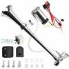 NEWFUN Tromba Camion 24v, Clacson 24v, Trombe Auto 24v, 24V 150dB Air Horn, Rivestimento Elettroforetico Catodico, Per camion, gru, treni, mezzi per lavori ingegneristici e altri veicoli