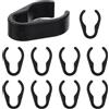 Amosfun 10 Clip Per Cavi Microfono Morsetto Per Cavo Per Asta Microfonica in Plastica Flessibile Organizzatore Per Cavi Microfonici Per Casa Studio Palco Aula E Negozio Di Strumenti