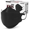 KIMARS Face Masks 50 Pack Breathable Comfortable and Disposable Mask, Black