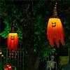 BLOOMWIN Halloween Decorazioni Luci LED A Batteria 2 Pezzi 1M Arancia