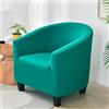 FANSU Copripoltrona Chesterfield Elasticizzato 1 Posto, Elegante Moda Tinta Unita Copridivano Club, Fodere Coprisedia da Cocktail Tub Chair per Bar Camera da Letto Reception (Teal)