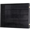 Generic Armadietti a parete W per oggetti da collezione, 9 strati, con personaggi di porte, modelli di giocattoli, protezione e mensole per casa e camera da letto (nero, 60 x 8,5 x 48 cm)