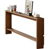 yurstcggh Consolle Ingresso,Tavolino da Corridoio,Tavolo Consolle in Legno,Mensola Dietro Divano,scaffale portaoggetti stretto,pannelli in legno massello,robusto e durevole,con ripiani regolabili