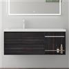 Mai & Mai Mobile Bagno Sospeso con Lavabo, Vulcano Grigio, 120cm