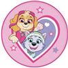 Herding Tappeto Rotondo Paw Patrol, Ø 80 cm, Parte Anteriore: 100% Poliammide