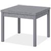 Linea Azzurra Tavolo da Pranzo Modello Firenze in Legno 90x90cm Made in Italy Cemento Allungabile Moderno per Cucina, Soggiorno, Salotto Moderno