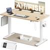 Airfish Scrivania Regolabile in Altezza 160×80cm, Scrivania Regolabile Elettricamente con Presa USB-C e Custodia Integrata per Cavi