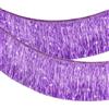 G2PLUS Guirlande di Frange Viola,20x200cm Tende Metalliche Tinsel