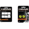 Head Xtremesoft Overgrip Accessori Tennis Unisex Adulto, Bianco, Taglia Unica & PRO Damp Gomma Siliconica, Tennis Accessori Unisex Adulto, Yellow, One Size