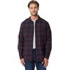 Amazon Essentials Camicia da Uomo in Flanella a Maniche Lunghe, vestibilità Regolare, in Twill di Cotone, con Bottoni, Doppie Tasche sul Petto, Plaid Blu Scuro Cioccolato, S