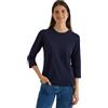 Cecil 3231321 Maglietta a Maniche a 3/4 con Scollo Rotondo in Tinta Unita Donna (Pacco da 1)