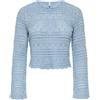 ONLY Pullover Onlelke Life LS Maglione Knt Nca, Grigio, XS Donna
