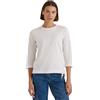 Cecil 3231321 Maglietta a Maniche a 3/4 con Scollo Rotondo in Tinta Unita Donna (Pacco da 1)