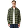 Amazon Essentials Camicia da Uomo in Flanella a Maniche Lunghe Slim Fit, Verde Oliva Scuro, XL